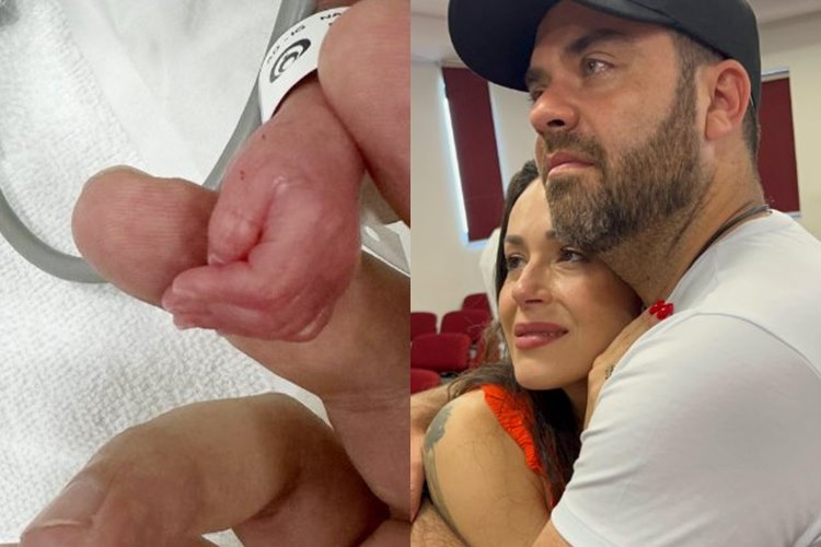 Famosos lamentam morte do filho recém-nascido de Nadja Haddad