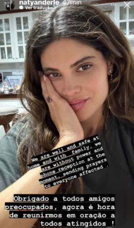 Natália Anderle Pronunciamento (Reprodução: Instagram)