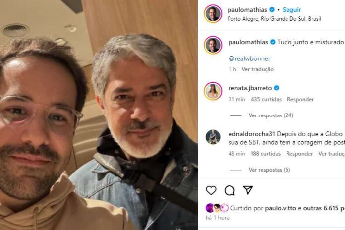Publicação de Paulo Mathias (Reprodução/Instagram)