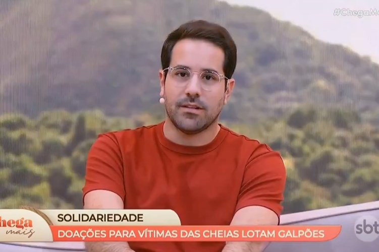 SBT envia Paulo Mathias, do ‘Chega Mais’, para reforçar equipe no Rio Grande do Sul