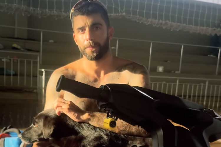 Pedro Scooby comove com atitude em meio aos resgates das vítimas no RS: ‘Me prometeu’