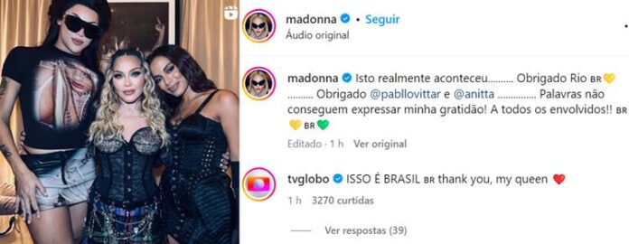 Publicação Madonna