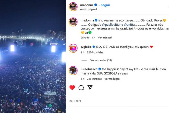 Publicação Madonna