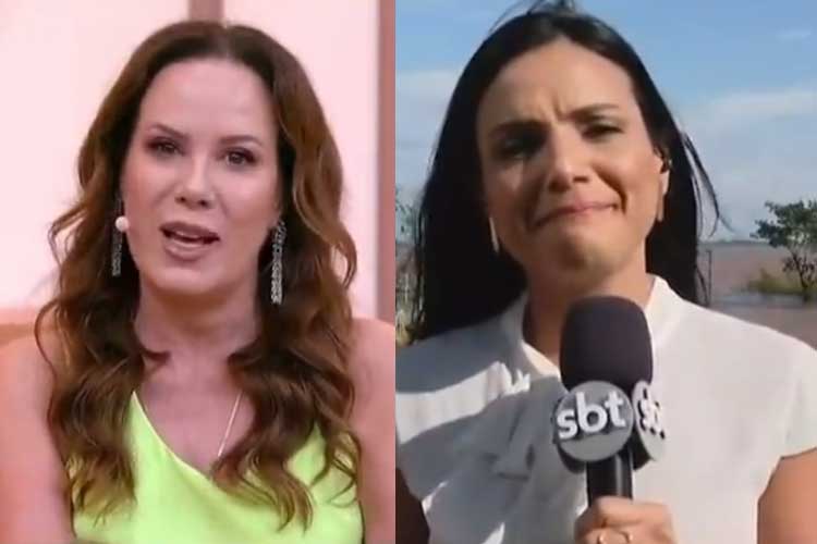 Regina Volpato toma atitude e faz repórter chorar no SBT