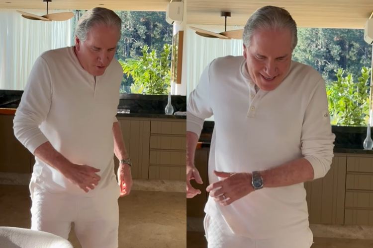 Roberto Justus dançando (Reprodução; Instagram)