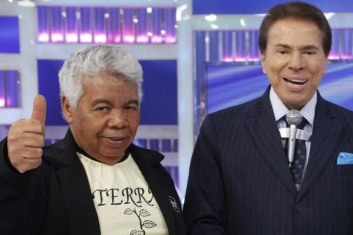 Roque e Silvio Santos (Reprodução: SBT)