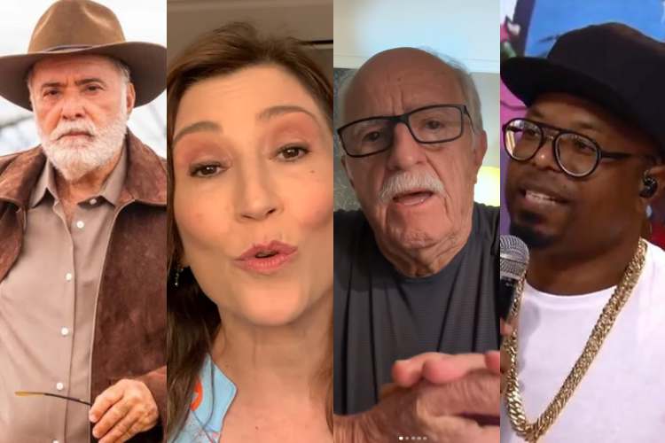 Famosos prestam apoio ao ator Tony Ramos após cirurgia cerebral