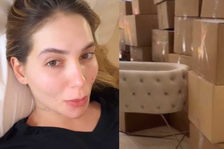 Virginia Fonseca mostra doações para o RS e número de caixas impressiona