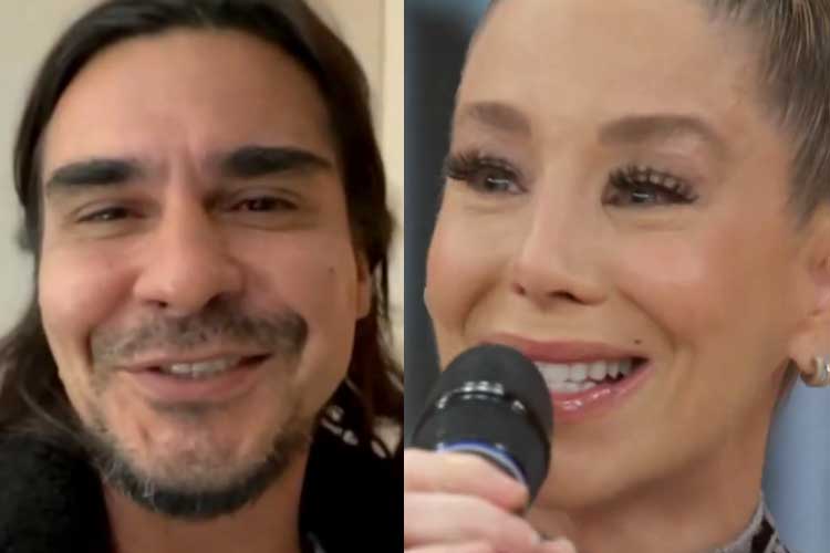 André Gonçalves aparece ao vivo e surpreende Danielle Winits com declaração: ‘Quase nove anos’
