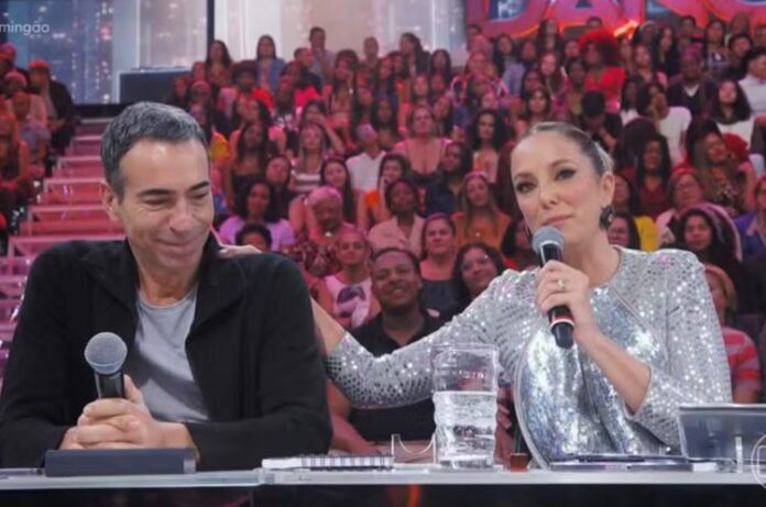 César Tralli e Ticiane Pinheiro no Domingão