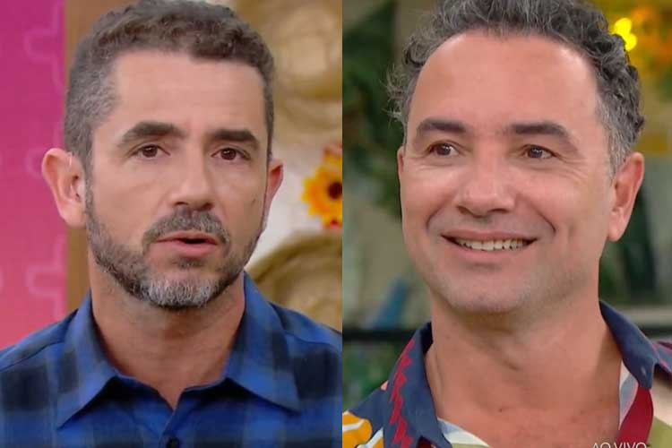 Marco Luque invade programa ao vivo e surpreende Felipe Andreoli: ‘Conexão especial’