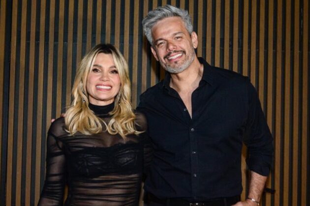 Flávia Alessandra e Otaviano Costa - Foto: Webert Belicio/ Agnews