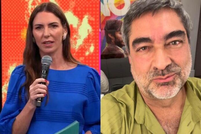 Glenda Kozlowski e Zeca Camargo (Reprodução: Band TV/Instagram)