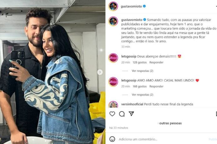 Gustavo e Ana (Reprodução; Instagram)