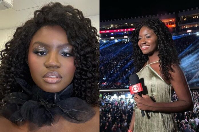 Kanya Sade, repórter da TV Globo (Reprodução: Instagram)