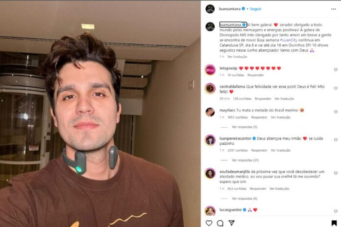 Luan O pronunciamento de Luan (Reprodução: Instagram)