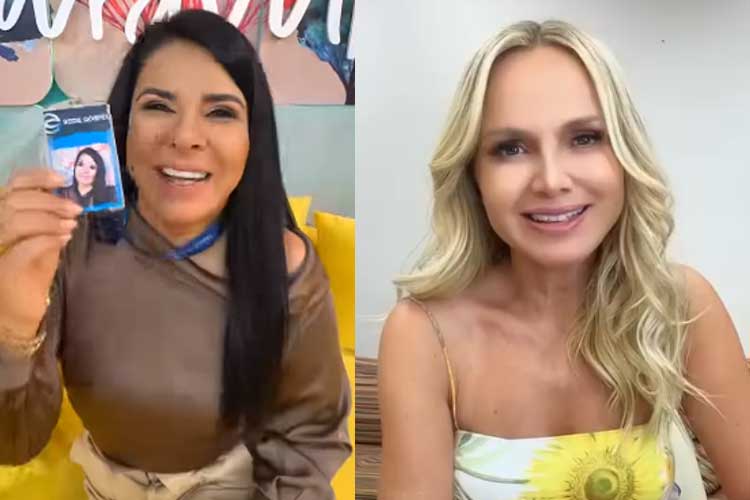 Mara Maravilha imita Eliana após a contratação da apresentadora pela Globo e envia recado