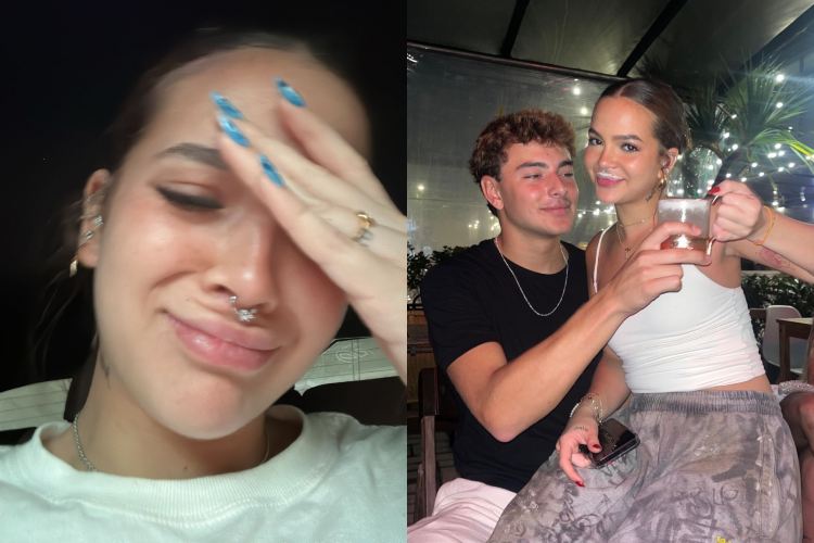 Mel Maia mostra despedida do namorado português: “Vai me deixar”