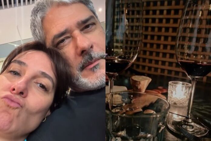 Natasha Dantas e William Bonner