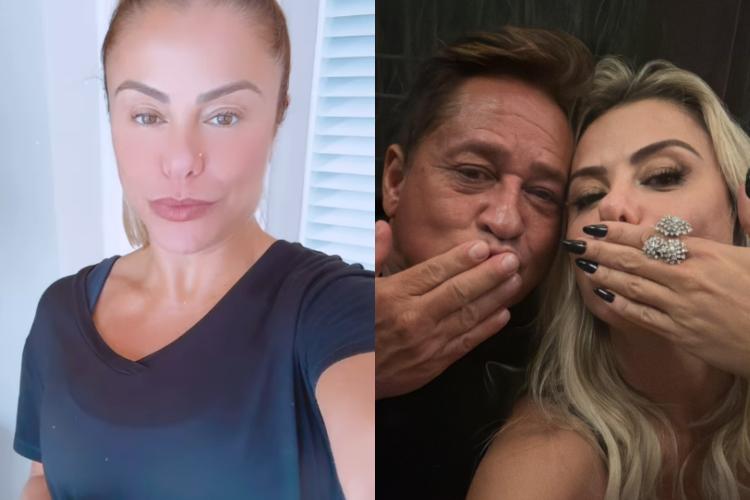 Poliana Rocha abre o jogo sobre o que faz quando Leonardo está viajando