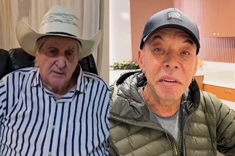 Sérgio Reis faz linda homenagem ao se despedir do cantor Chrystian: ‘Grande amigo’