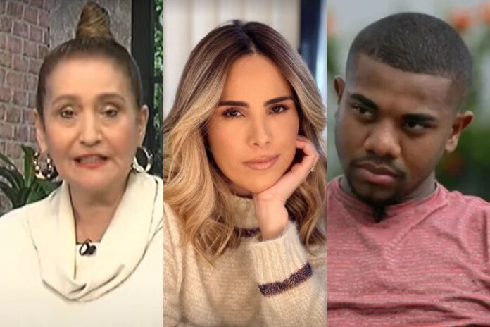 Sonia Abrão, Wanessa e Davi (Reprodução: RedeTV/Instagram/TV Globo)