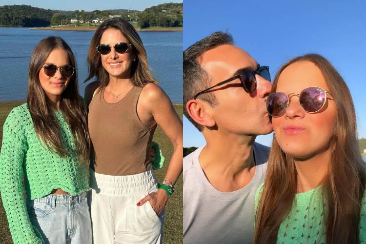 Ticiane Pinheiro e Cesar Tralli surgem ao lado de Rafa Justus durante passeio: “Rodeada de amor”