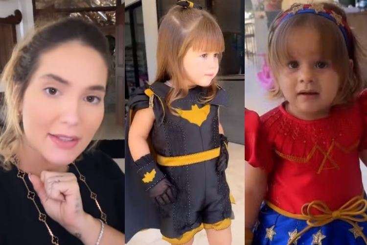 Casos de Família! Virginia Fonseca relata briga entre Maria Flor e Maria Alice: “Fiquei sem ação”