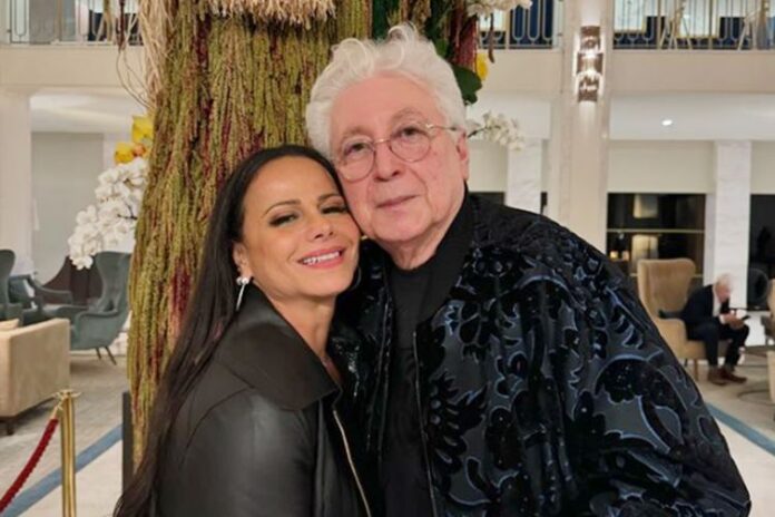 Viviane Araújo e Aguinaldo Silva