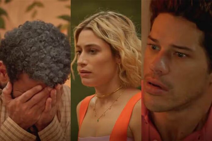 Zé Beltino, Blandina e Marcelo Gouveia (Reprodução: TV Globo)