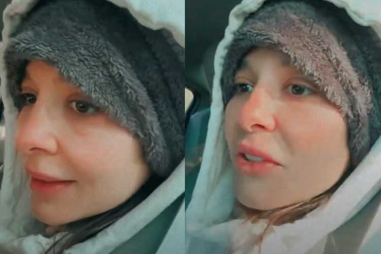 Maiara sofre acidente ao fazer trilha