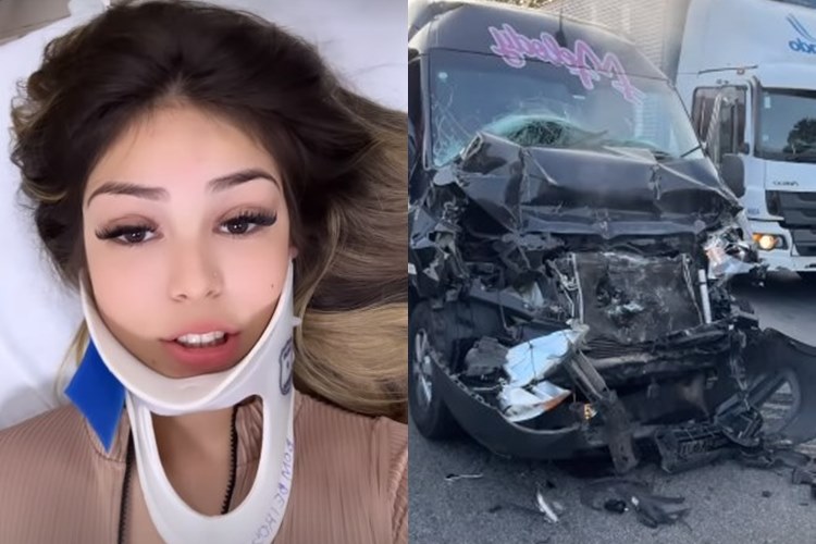 Melody sofre grave acidente a caminho de show no Rio de Janeiro