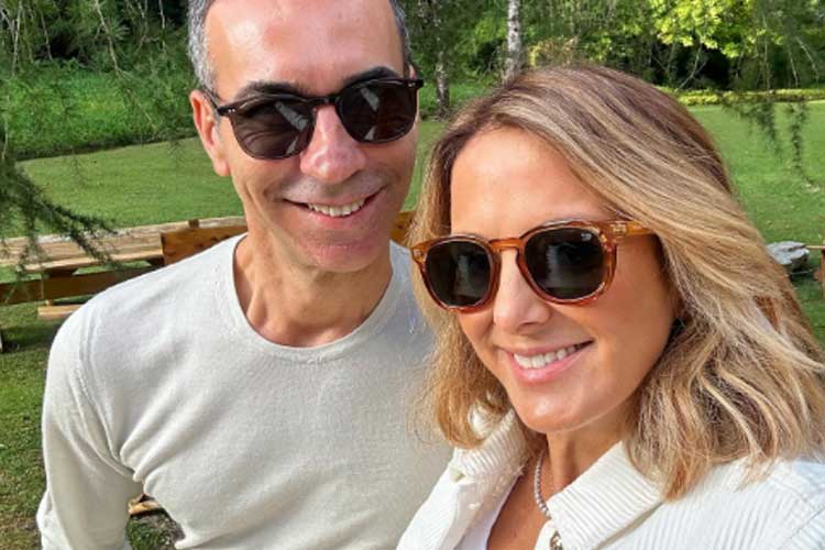 Ticiane Pinheiro é questionada sobre comportamento de colega de César Tralli e responde: ‘Não acho!’