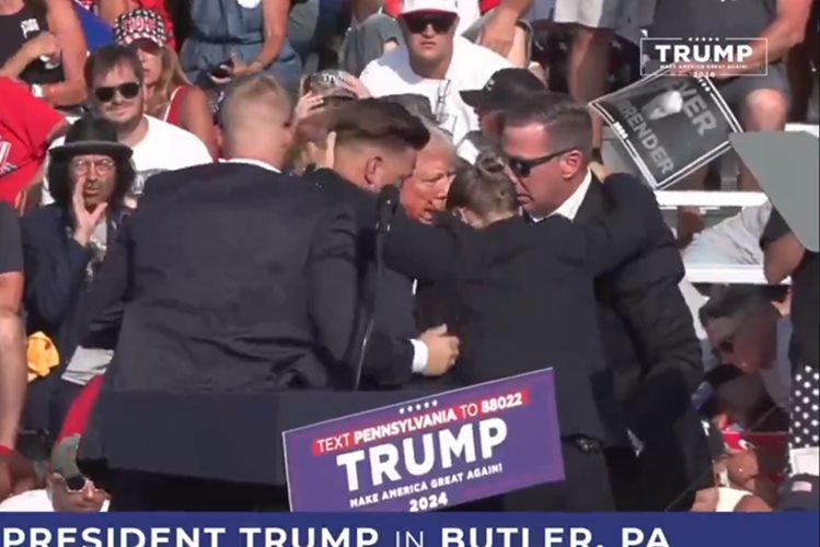 Donald Trump sofre atentado durante comício nos EUA