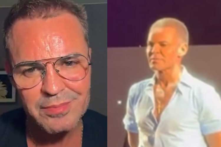 Eduardo Costa se pronuncia após aparecer ‘paralisado’ durante show
