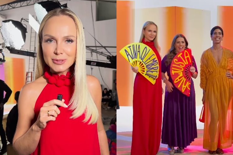 Eliana volta ao Brasil e grava abertura do novo ‘Saia Justa’