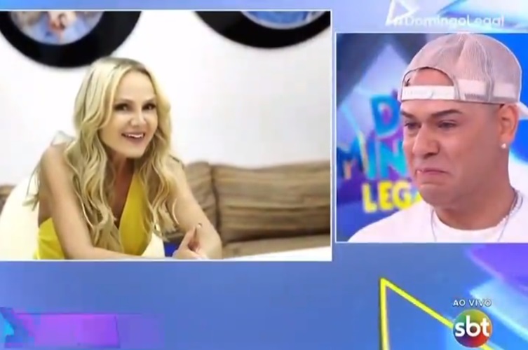 Eliana volta ao SBT e faz surpresa para Tiago Barnabé no ‘Domingo Legal’