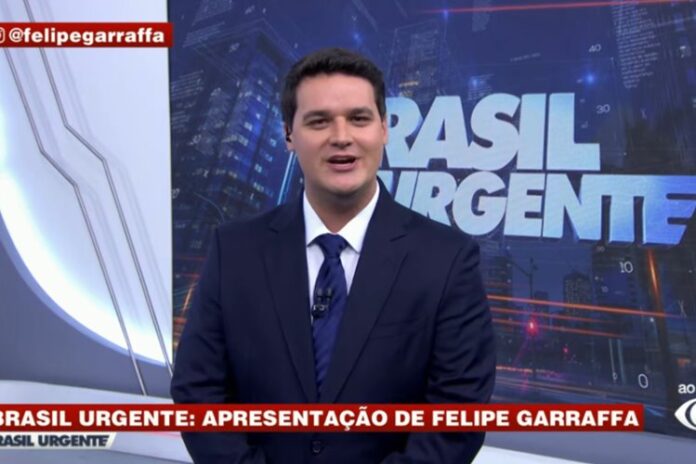 Felipe Garrafa Felipe Garrafa estreia no comando do Brasil Urgente