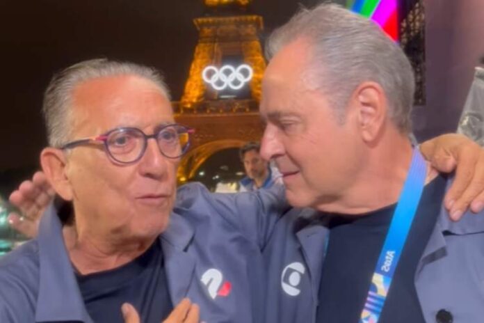 Galvão Bueno Galvão Bueno e Luís Roberto (Reprodução: Instagram)