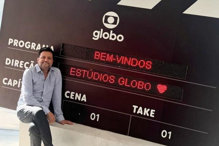 Geraldo Luis - Estúdios Globo Geraldo Luis nos Estúdios Globo (Reprodução: Instagram)