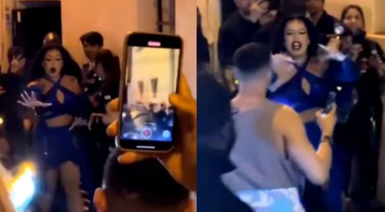 Gloria Groove empurra fã que tentou tirar foto com ela e gera polêmica: “A fama subiu a cabeça”