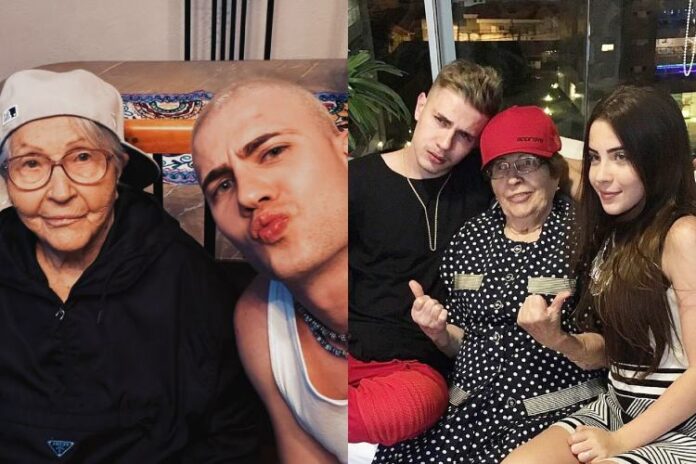 Leo Picon Leo Picon, a vó e Jade Picon (Reprodução: Instagram)