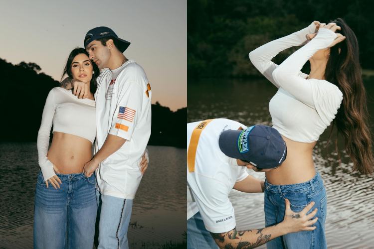 Luan Santana e Jade Magalhães anunciam gravidez