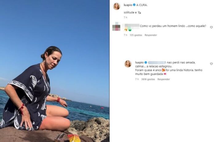 Luana Piovani e Lucas Luana Piovani falando sobre o término com Lucas (Reprodução: Instagram)