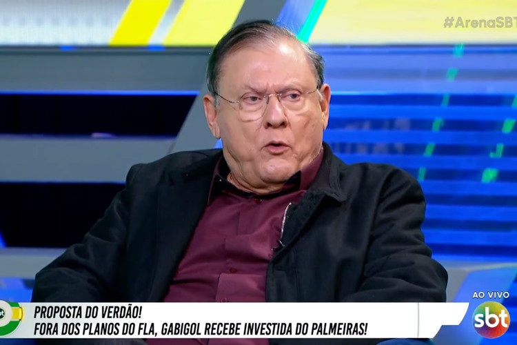 Milton Neves detona Gabigol ao vivo no ‘Arena SBT’: “Quer aparecer mais que o Pelé”
