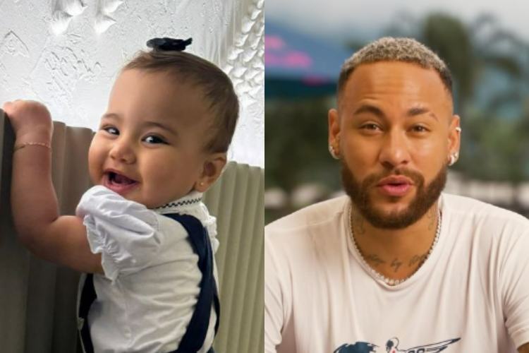 Neymar exibe novos momentos de fofura da filha Mavie: “Quando o papai chega”