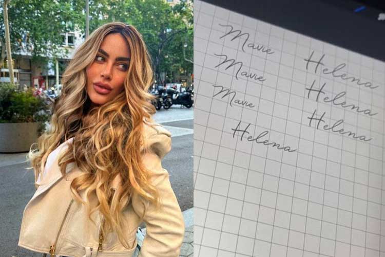 Irmã de Neymar tatua o nome de Mavie e Helena, suposta filha do jogador