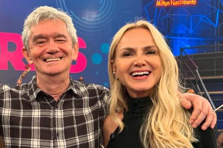 Serginho Groisman celebra ao receber visita de Eliana no ‘Altas Horas’ após contratação: “Bem vinda”