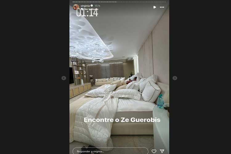 Tamanho da 'cama' de Zé Felipe e Virginia Fonseca em nova mansão ...