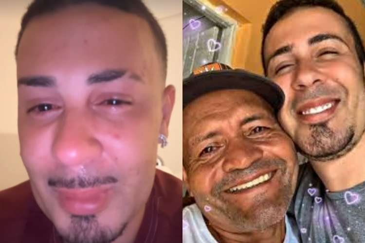 Carlinhos Maia surge chorando em vídeo e conta que o seu pai, Virgílio, está com câncer: “Tô muito mal”
